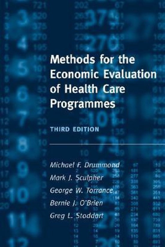 Methods For The Economic Evaluation Of Health Care Programme