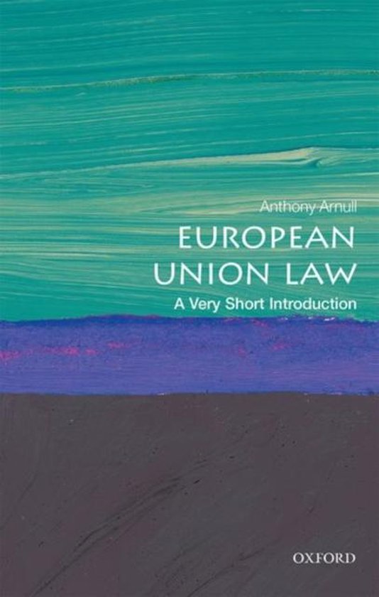 European Union Law: A Very Short Introduction