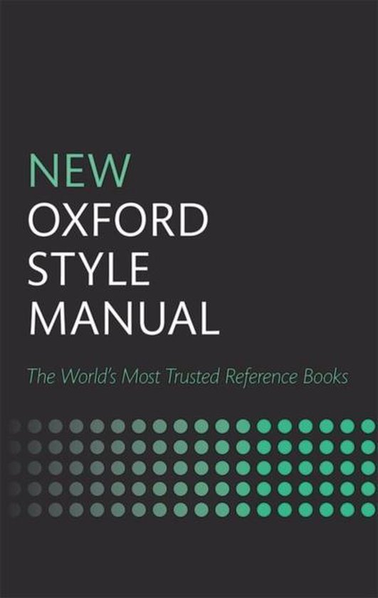 New Oxford Style Manual