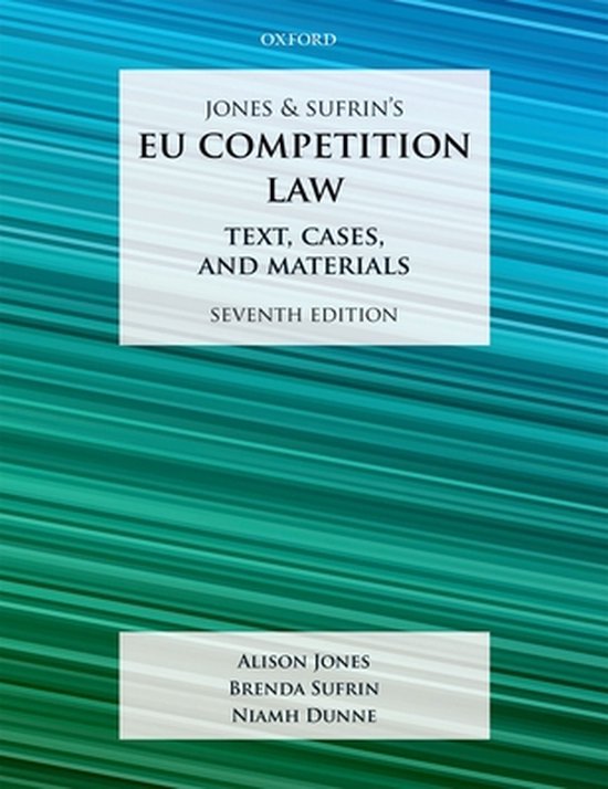 Jones & Sufrin's EU Competition Law