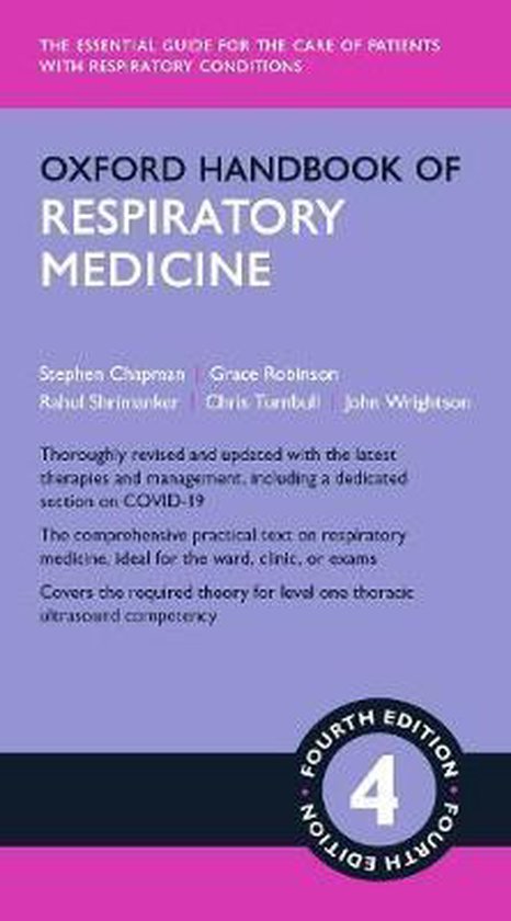 Oxford Medical Handbooks- Oxford Handbook of Respiratory Medicine