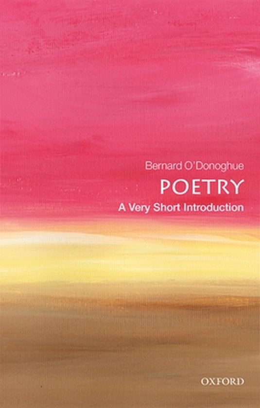 Poetry A Very Short Introduction Very Short Introductions