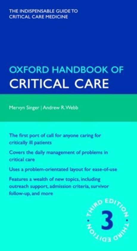 Oxford Handbook Of Critical Care 3rd