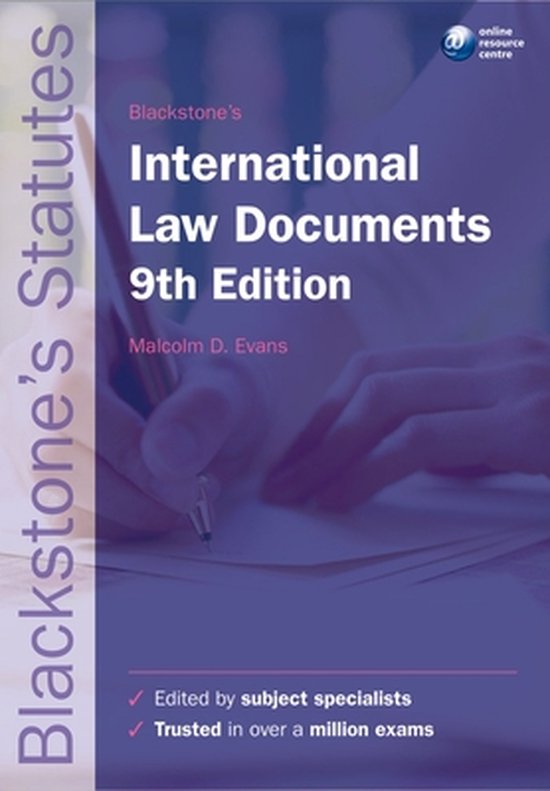 Blackstone's International Law Documents