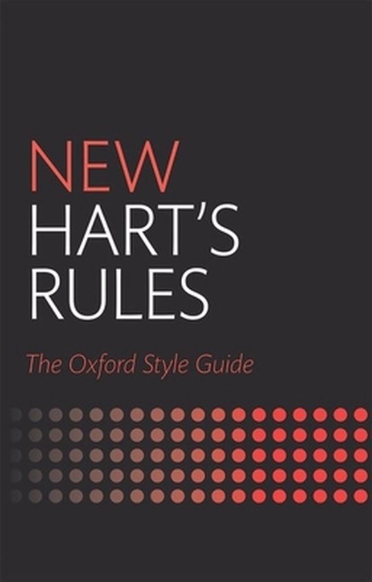 New Harts Rules Oxford Style Guide 2Nd