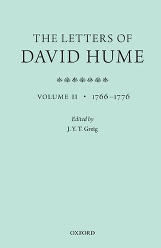 Letters Of David Hume