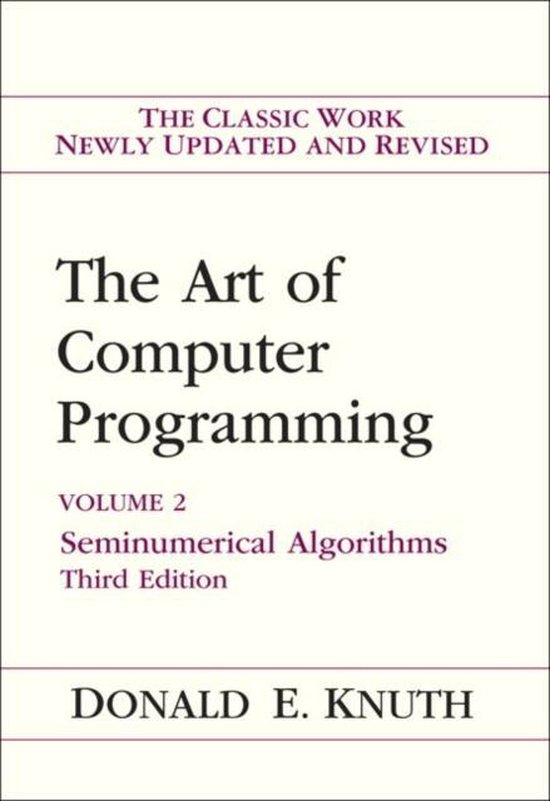 Art Computer Programming Volume 2 Seminu