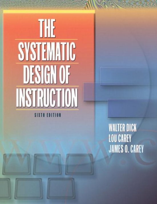 The Systematic Design of Instruction