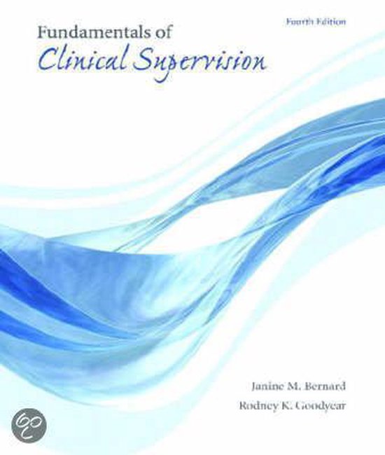 Fundamentals Of Clinical Supervision