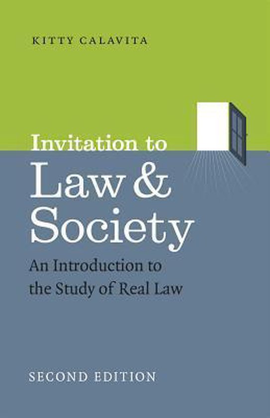 Invitation to Law and Society, 2e - An Introduction to the Study of Real Law