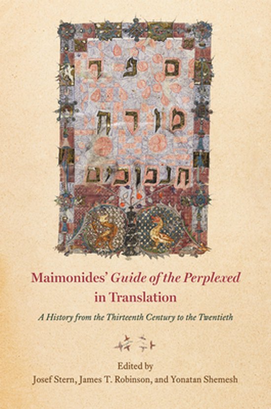 Maimonides'  guide of the Perplexed  in Translation