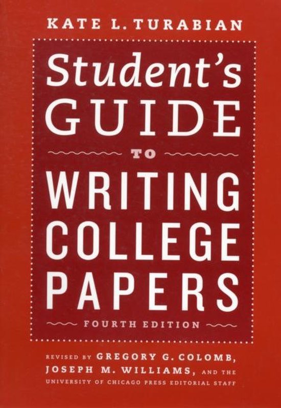 Student's Guide to Writing College Papers