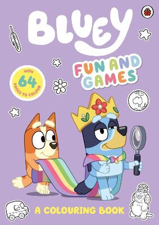 Bluey Fun and Games Colouring Book