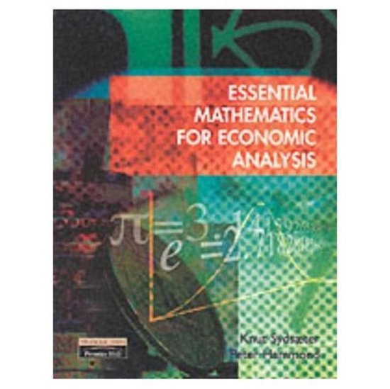 Essential Mathematics for Economic Analysis