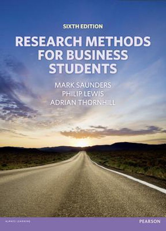 Research Methods For Business Students