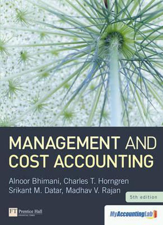 Management and Cost Accounting