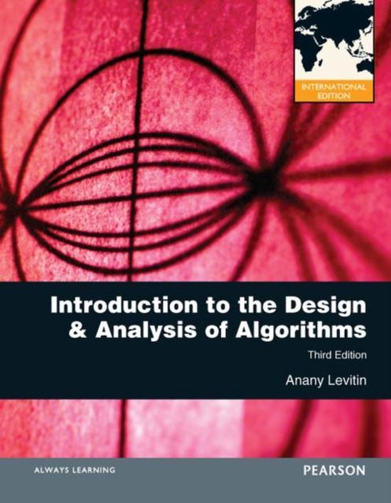 Introduction To The Design And Analysis Of Algorithms