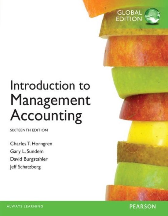 Introduction To Management Accounting