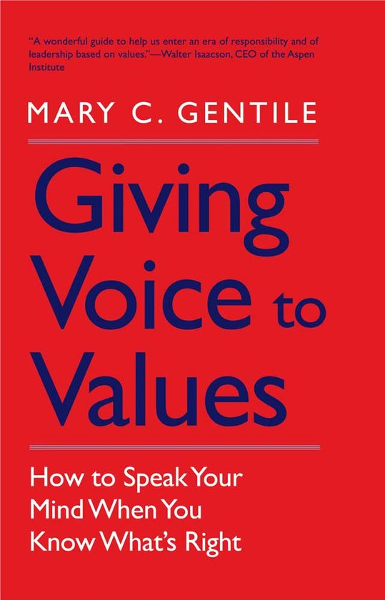 Giving Voice To Values