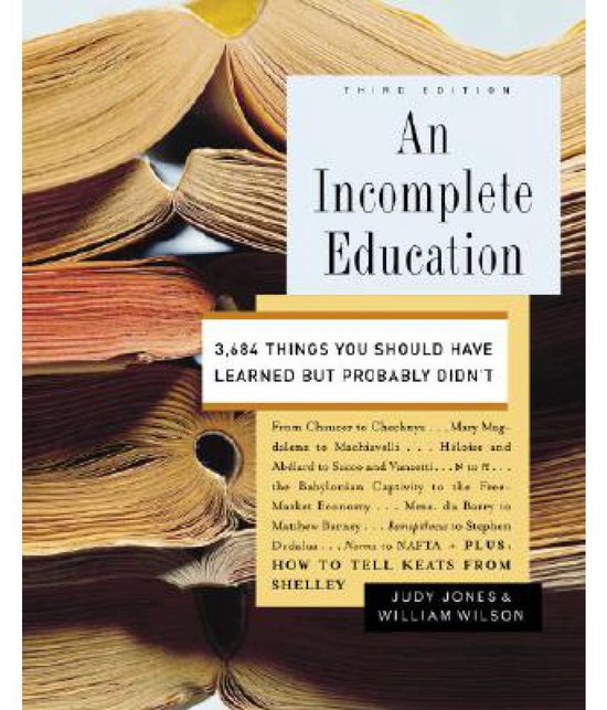 An Incomplete Education