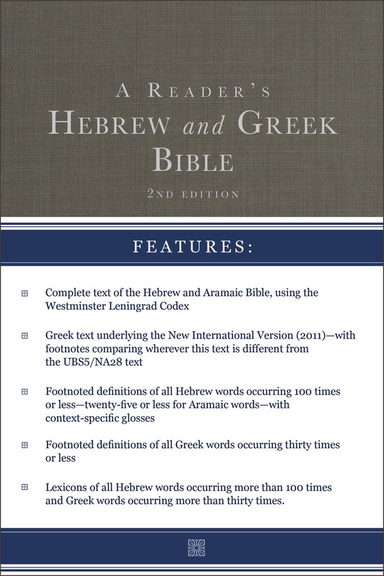 Readers Hebrew & Greek Bible Second Ed