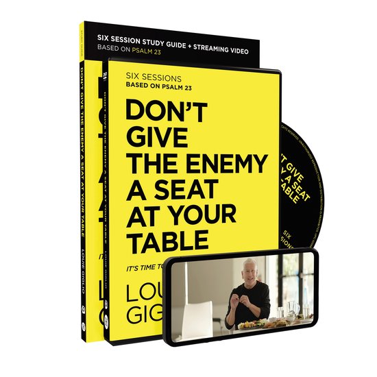 Don't Give the Enemy a Seat at Your Table Study Guide with DVD: It's Time to Win the Battle of Your Mind