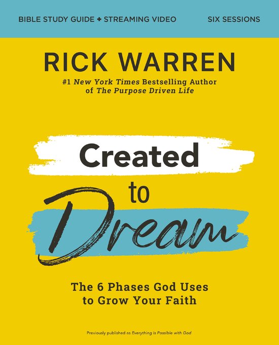 Created to Dream Bible Study Guide plus Streaming Video