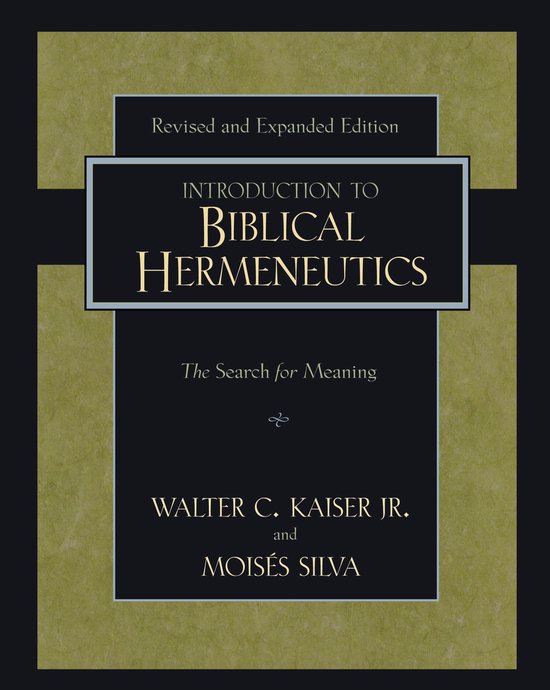 Introduction to Biblical Hermeneutics