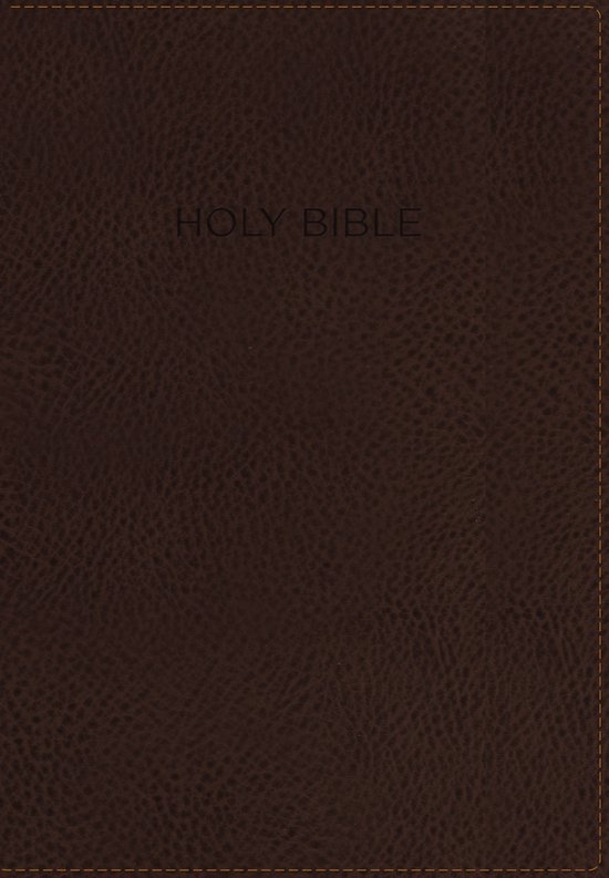 NIV, Foundation Study Bible, Leathersoft, Brown, Red Letter, Thumb Indexed