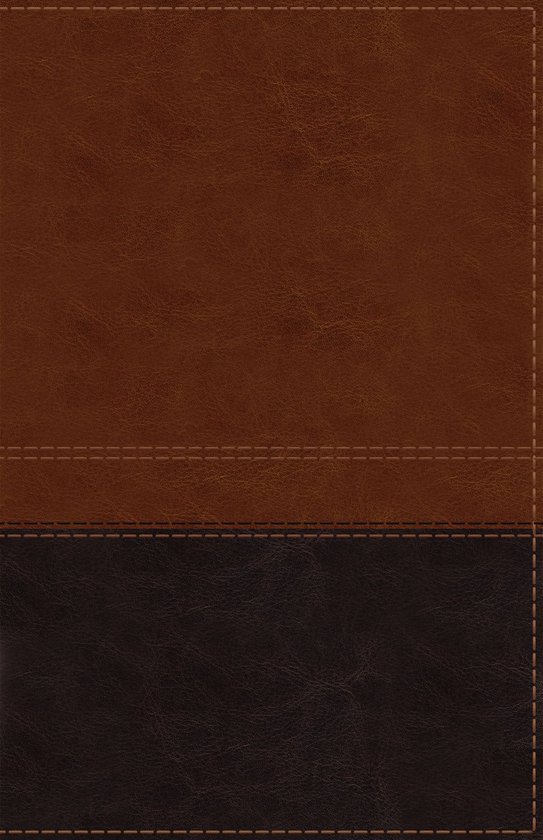 NIV, Reference Bible, Giant Print, Leathersoft, Brown, Red Letter, Thumb Indexed, Comfort Print