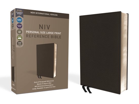 Zondervan: NIV, Personal Size Reference Bible, Large Print,