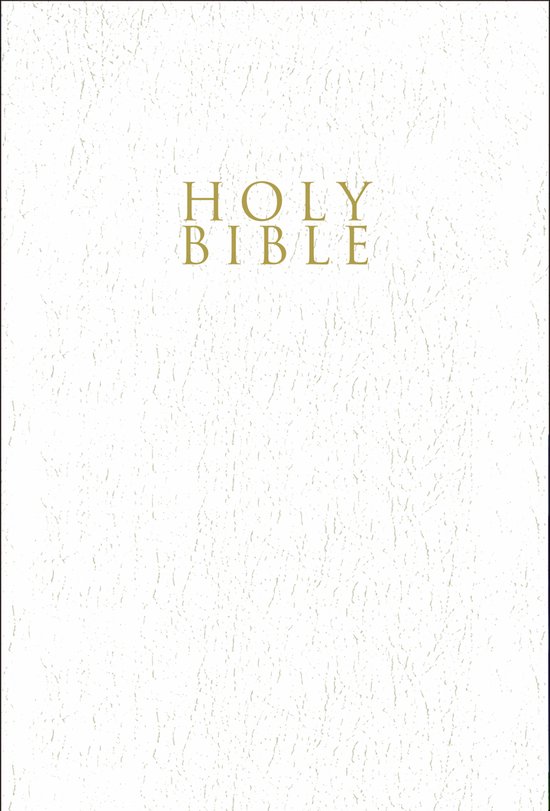 NIV, Gift and Award Bible, Leather-Look, White, Red Letter, Comfort Print