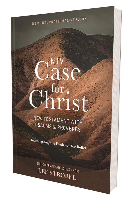 NIV, Case for Christ New Testament with Psalms and Proverbs, Pocket-Sized, Paperback, Comfort Print