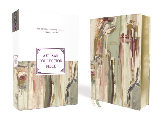 NRSVue, Artisan Collection Bible, Leathersoft, Multi-color/Cream, Comfort Print