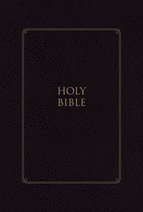 KJV, Thompson Chain-Reference Bible, Leathersoft, Black, Red Letter, Thumb Indexed, Comfort Print