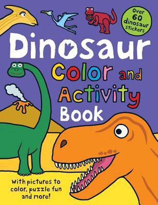 Dinosaur Color and Activity Book