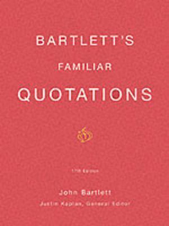 Bartlett's Familiar Quotations