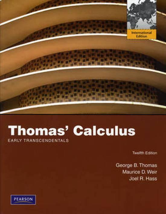 Thomas' Calculus