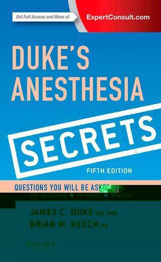 Secrets - Duke's Anesthesia Secrets E-Book