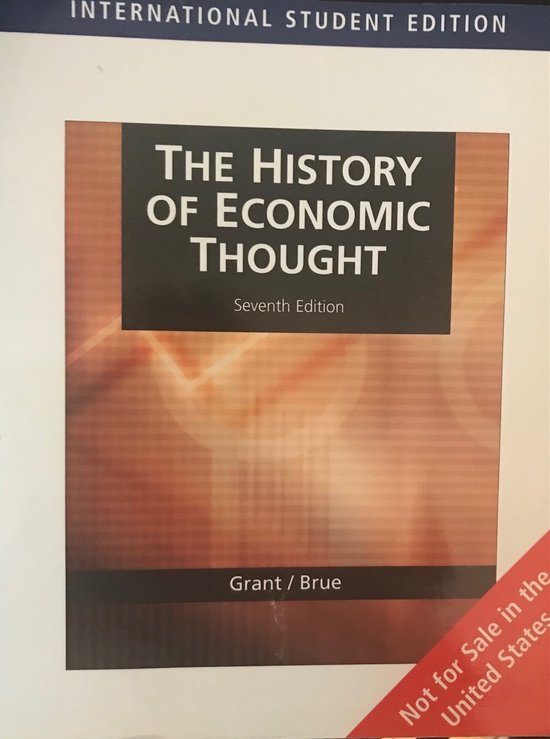 The History of Economic Thought