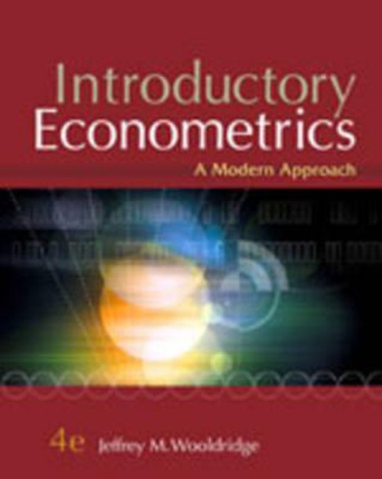 Introductory Econometrics