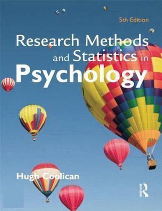 Research Methods and Statistics in Psychology