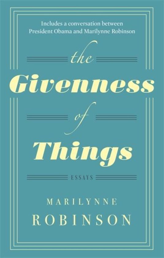 Givenness Of Things