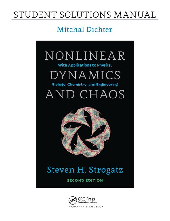 Student Solutions Manual for Nonlinear Dynamics and Chaos, 2nd edition