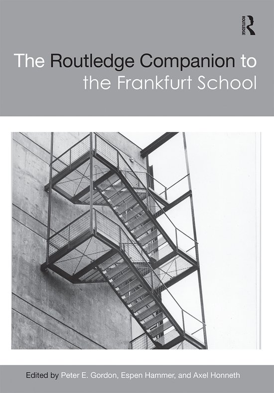 Routledge Philosophy Companions-The Routledge Companion to the Frankfurt School