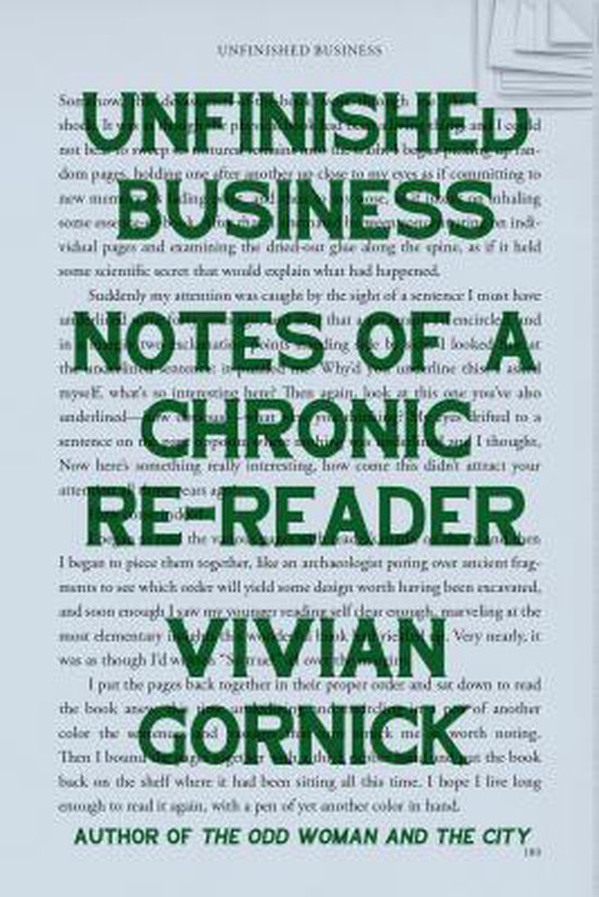 Unfinished Business Notes of a Chronic ReReader