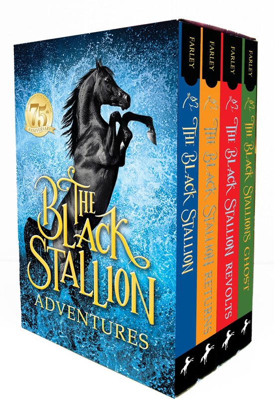 The Black Stallion Adventures 4 Volume Boxed Set comprising The Black Stallion, The Black Stallion Returns, The Black Stallions Ghost, The Black Stallion Revolts