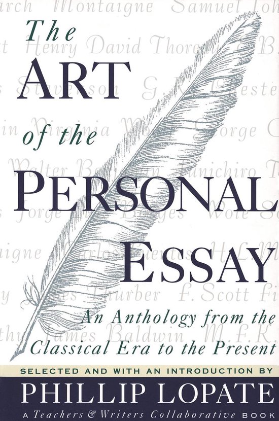 Art Of The Personal Essay