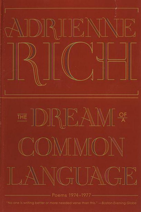 The Dream of a Common Language: Poems 1974-1977