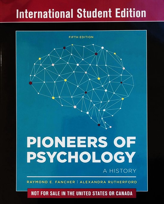 Pioneers of Psychology